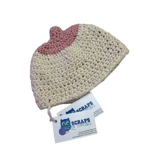 Breastfeeding mom baby boobie breast handmade crochet hat soft baby hat 6-12M